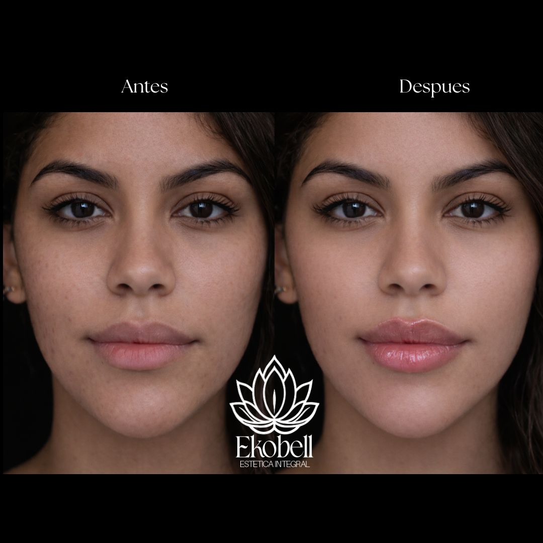 Resultado real Ekobell: Rejuvenecimiento facial