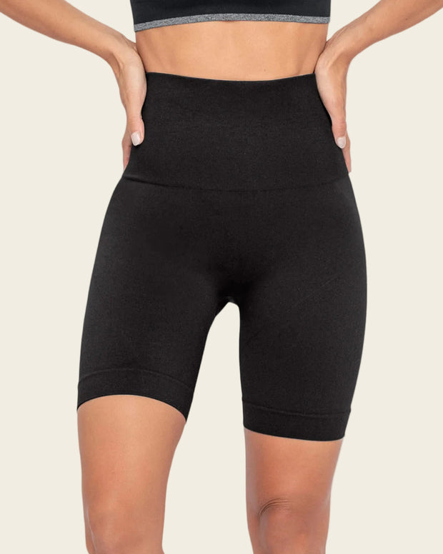 [EKO-LEO-195571-700-S] Leonisa Short ciclista sin costuras control moderado en abdomen y muslos · Ref. 195571 (S)