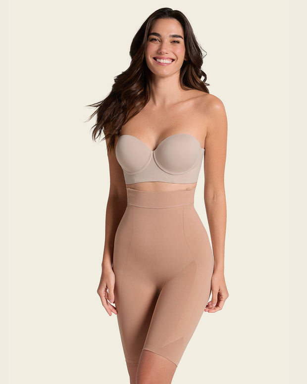Leonisa Faja de media pierna con acabado invisible · Ref. 012807M
