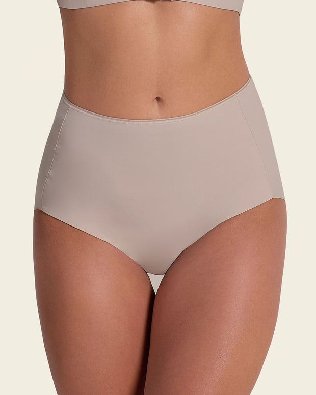 [EKO-LEO-012949-802-S] Leonisa Panty de control fuerte con acabado invisible · Ref. 012949 (S, 802 Cafe Claro)