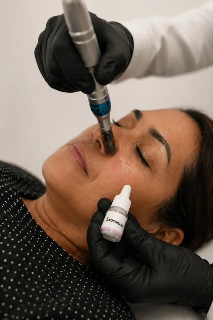 Exo-Boost – Microneedling con Exosomas | 1 Sesión de Regeneración Avanzada