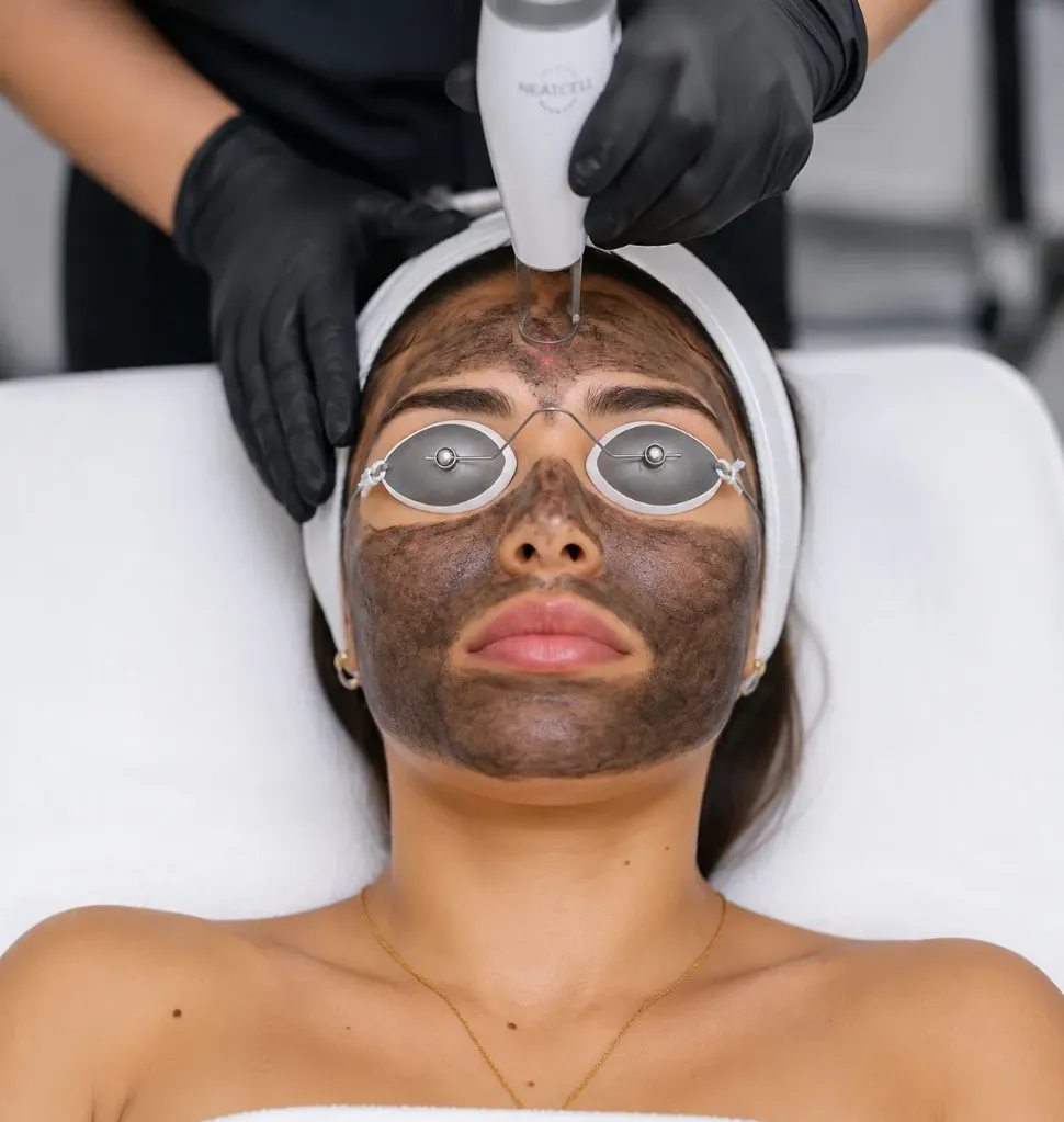 Limpieza facial profunda+ láser neacetll