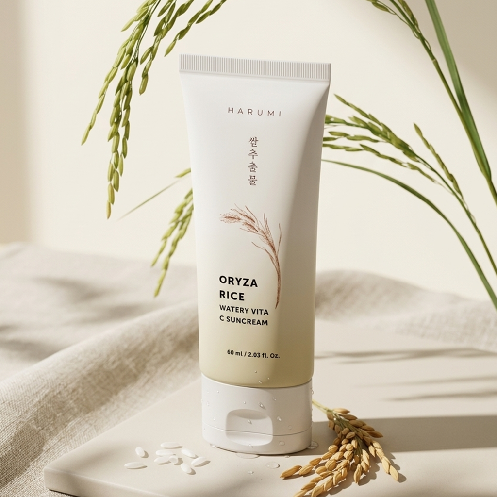 [PROD-007] Harumi Oryza Rice Watery Vita C Suncream SPF 50+ PA++++, 60 ml