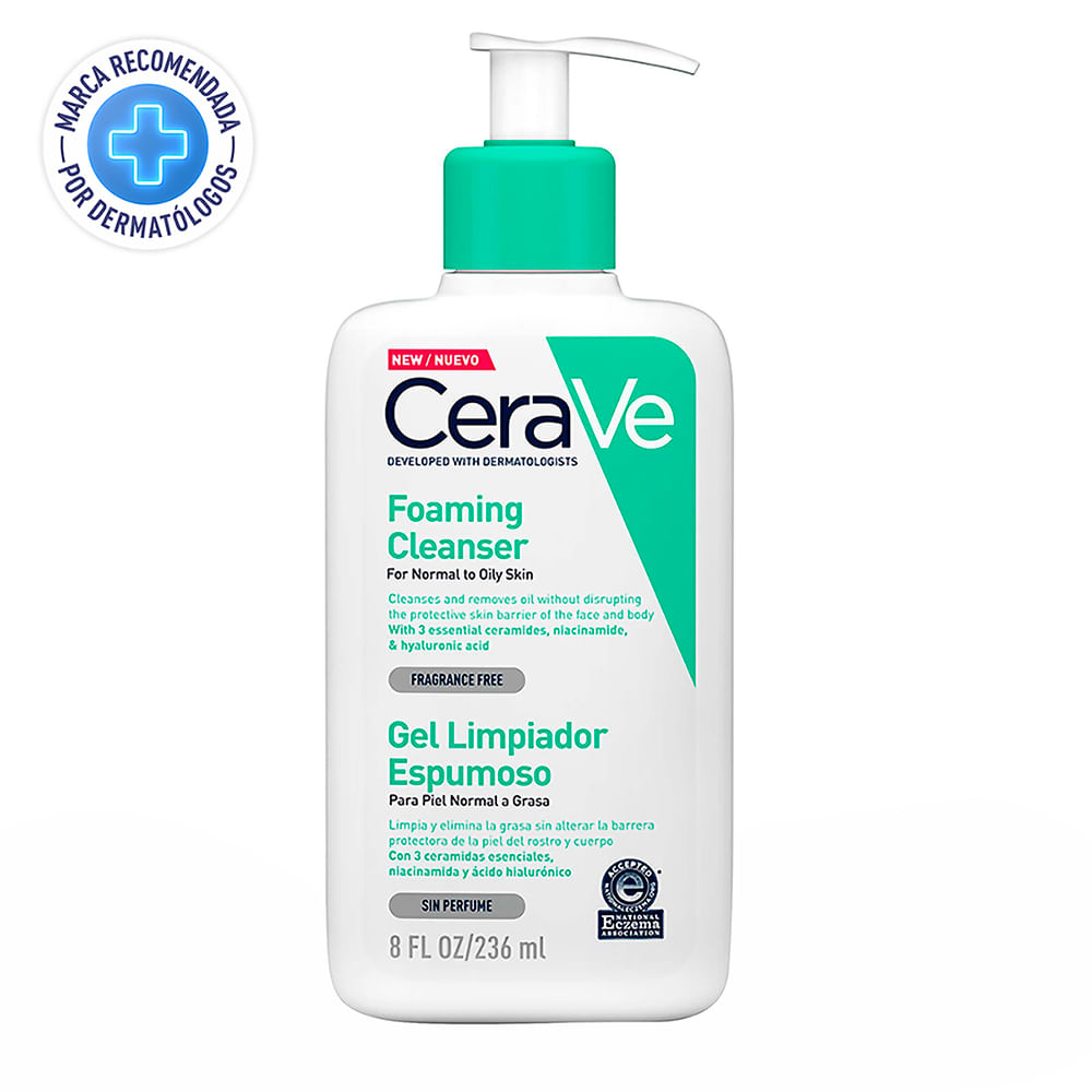 CeraVe Gel Limpiador Espumoso 236 ml