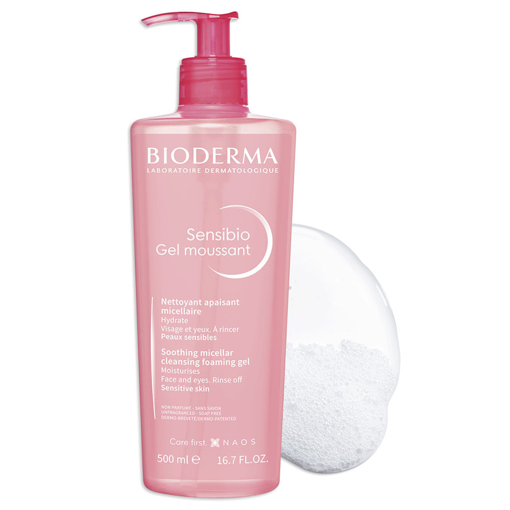 Sensibio Gel Moussant Bioderma 500 Ml