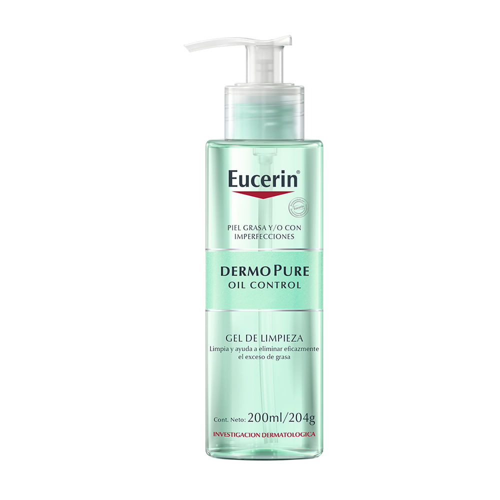 Eucerin DermoPure Oil Control Gel Limpiador Facial 200 Ml