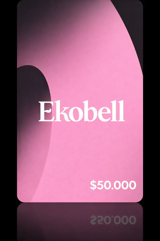 Tarjeta Regalo Ekobell – $50.000 COP (2 Unidades)