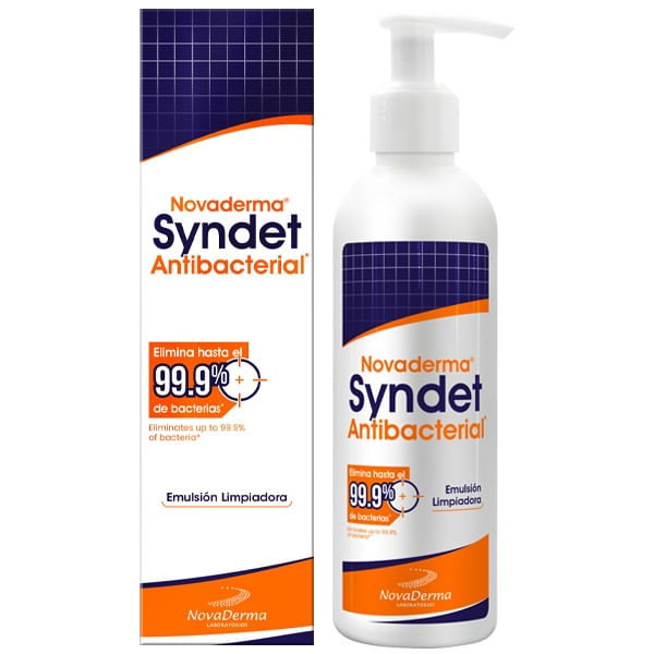 [EKO-BP-6060] Novaderma Syndet Antibacterial Limpiador Facial x 240 Ml