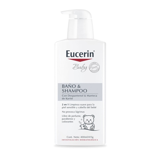 Eucerin Baby Baño & Shampoo x 400Ml